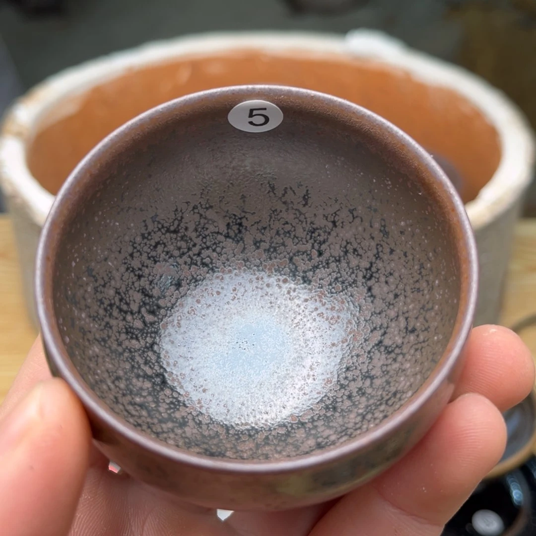 茶盏义兴龙窑柴烧微瑕