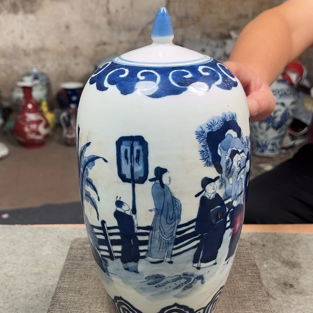 老***农摆件景德镇陶瓷111111