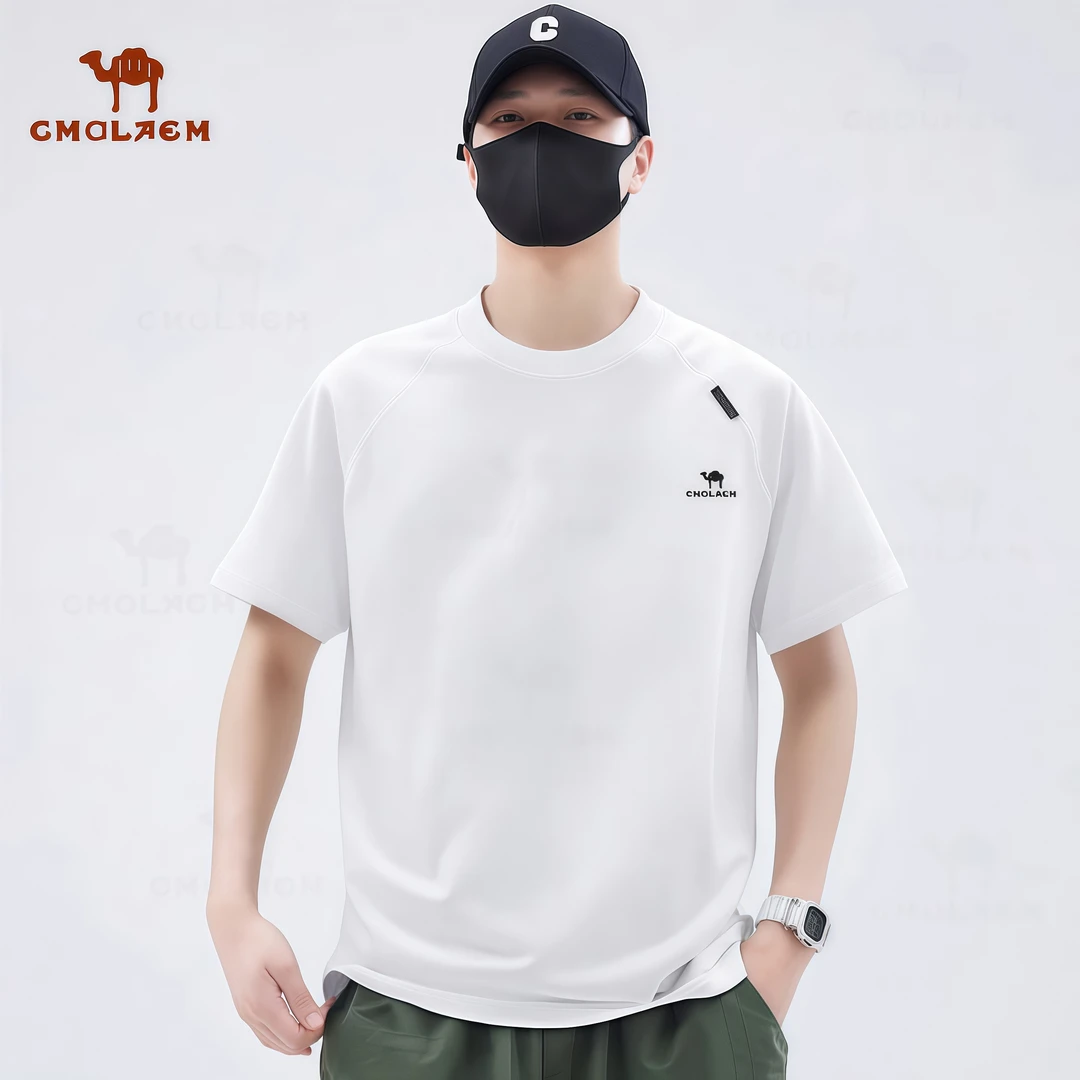 CMDLAEM短袖T恤男春夏季新款半袖纯棉情侣宽松体恤大码衫打底衫