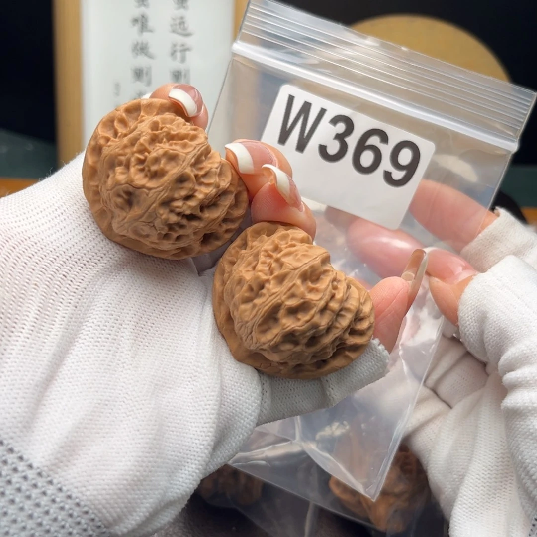 文玩核桃把件41宫灯w 369