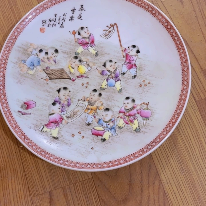 紫砂茶叶罐潜*粉彩221112121111