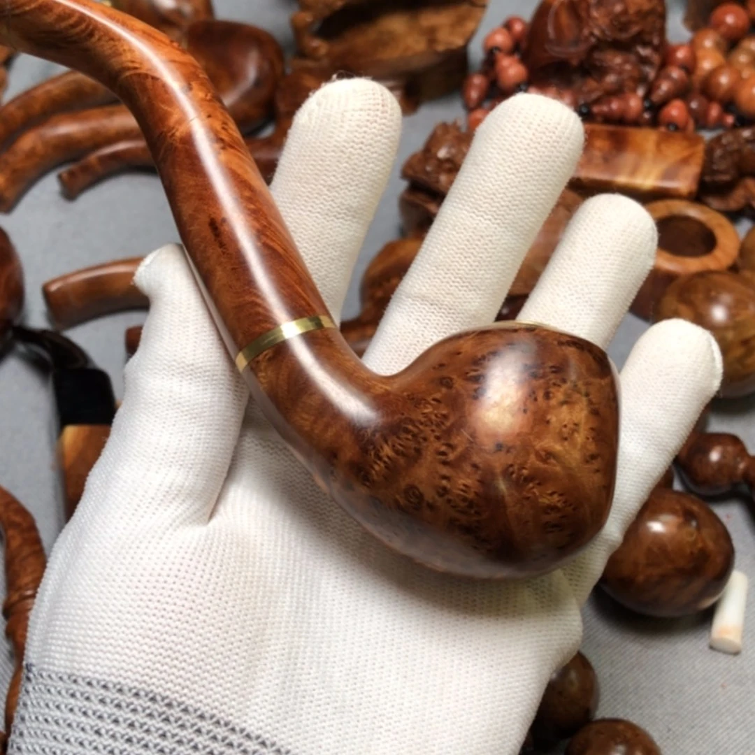 【闪购商品】木香***的麻梨疙瘩火琉璃手把件