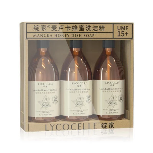 绽家(Lycocelle) 绽家 麦卢卡蜂蜜洗洁精1L*3