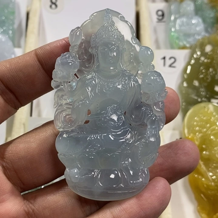 颈饰未镶嵌翡翠金*观音