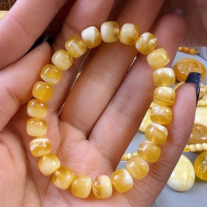 蜜蜡颈饰未镶嵌蜜蜡