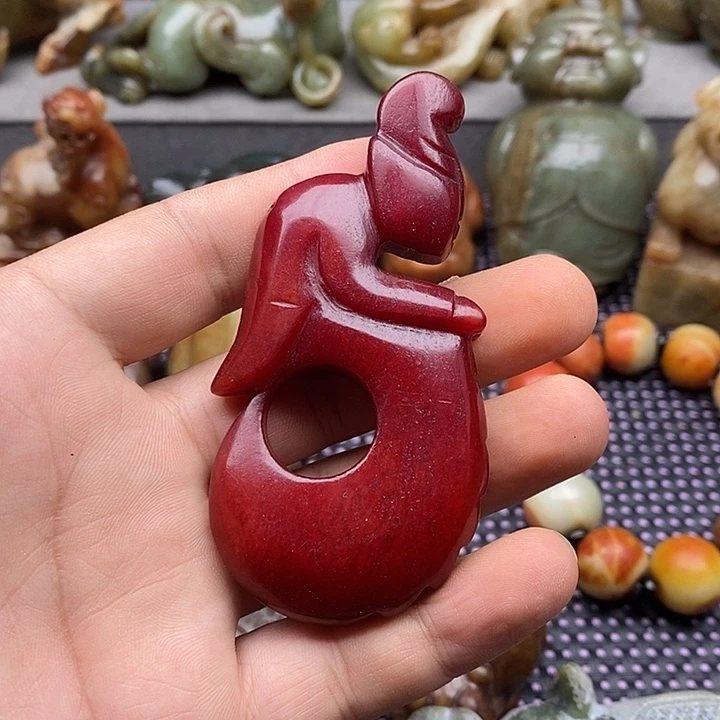 蛇纹石玉未镶嵌颈饰用****9