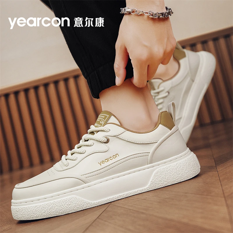 YEARCON/意尔康男鞋夏季休闲时尚百搭潮流男士运动软底渐增通勤鞋