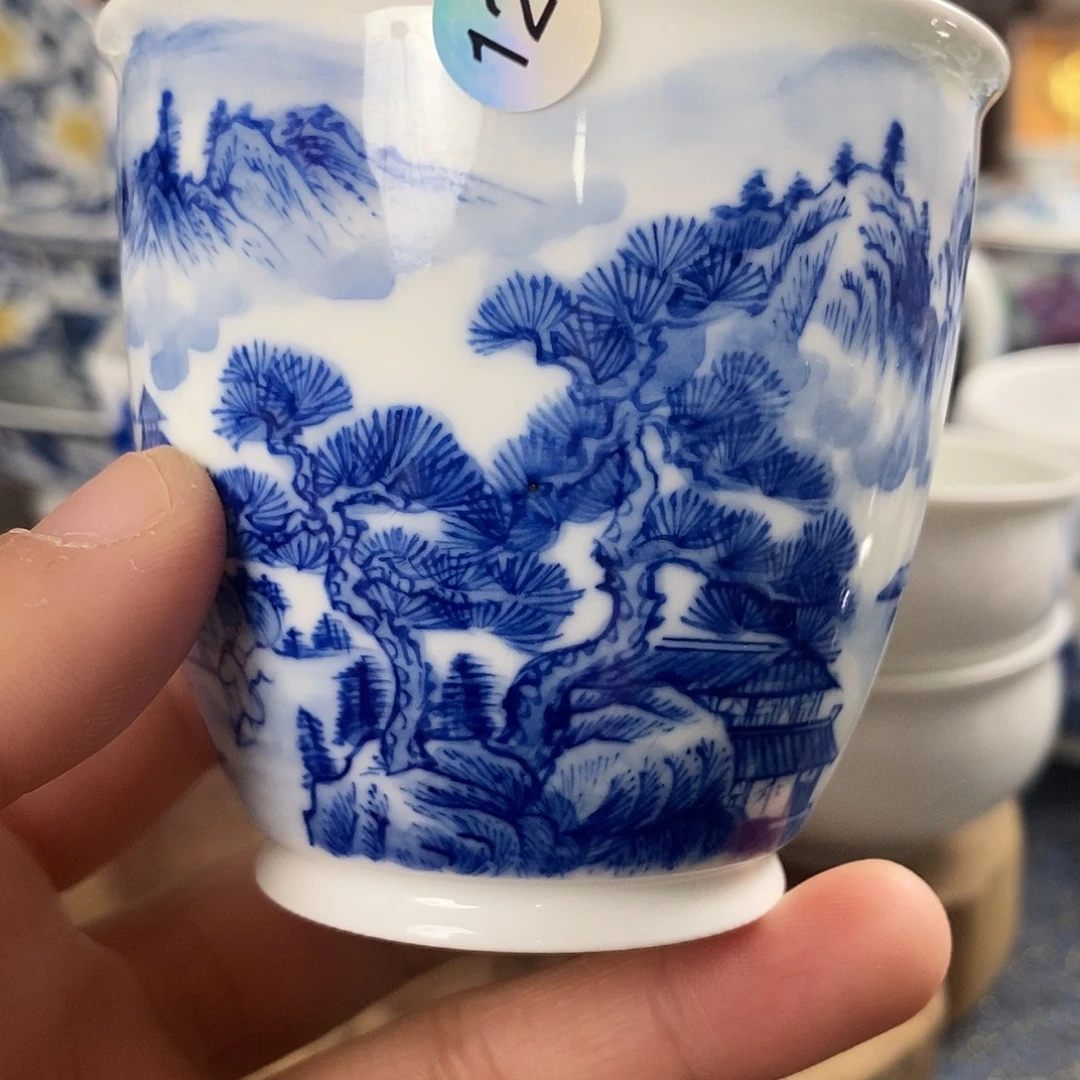 瓷片景德镇手绘青花茶器12