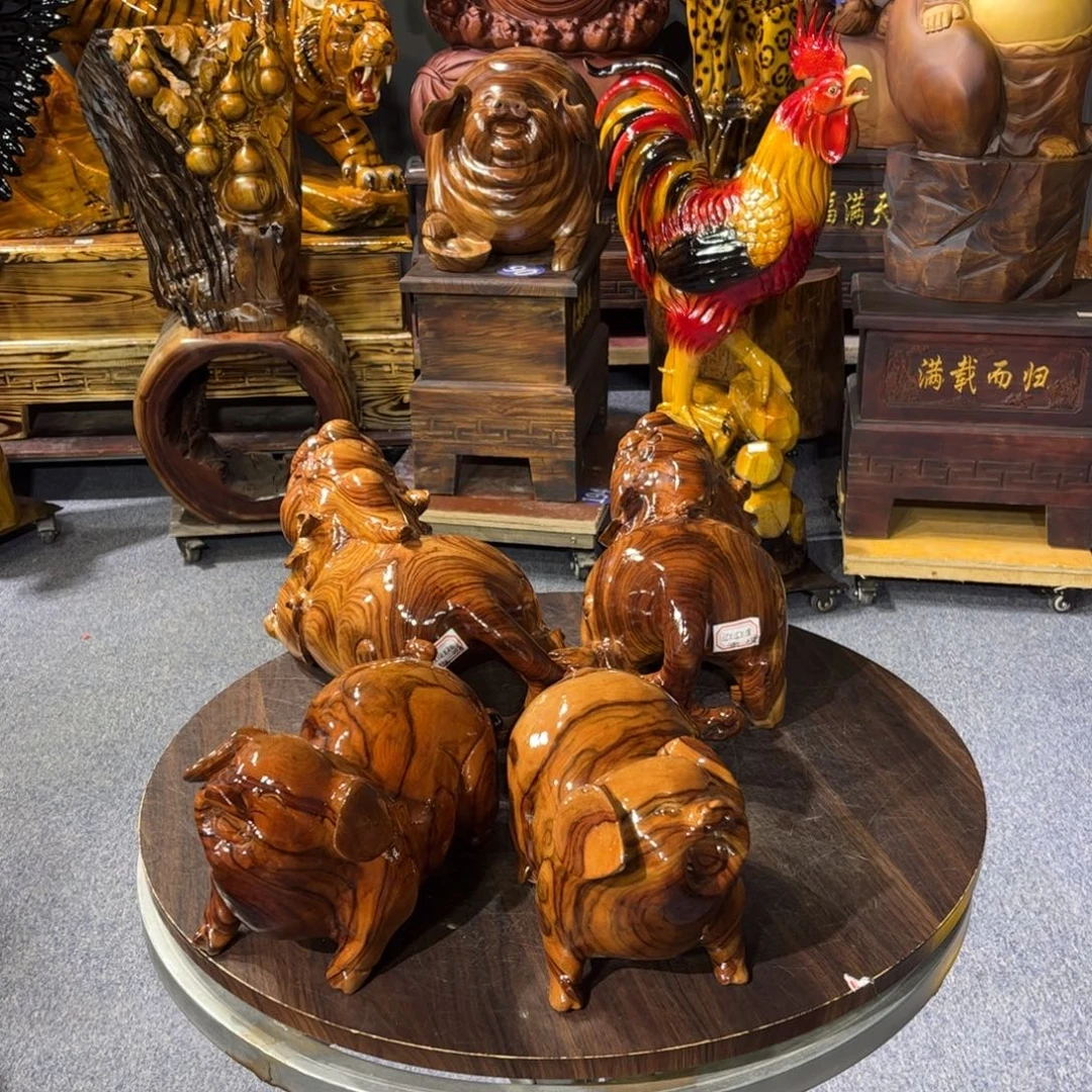 香樟木香樟木实木雕刻件