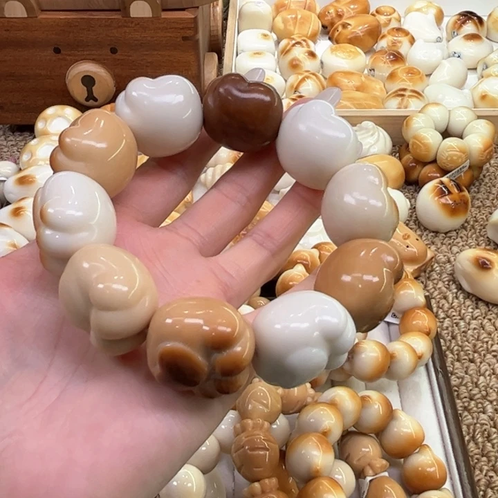 菩提根/象牙果手串11.10.27象牙果多宝熊爪瑕