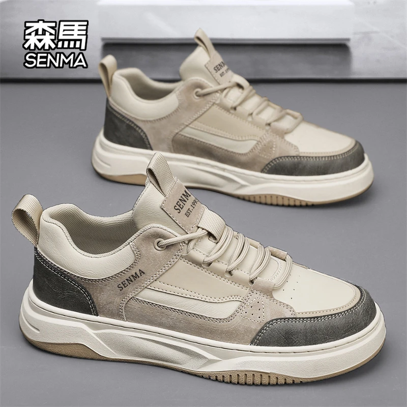 SENMA/森马板鞋男款2025新款爆款高档男士休闲鞋冬季官方正版男鞋