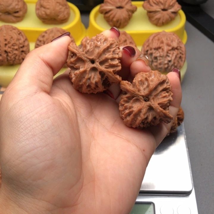 花***海文玩核桃把件38苹果