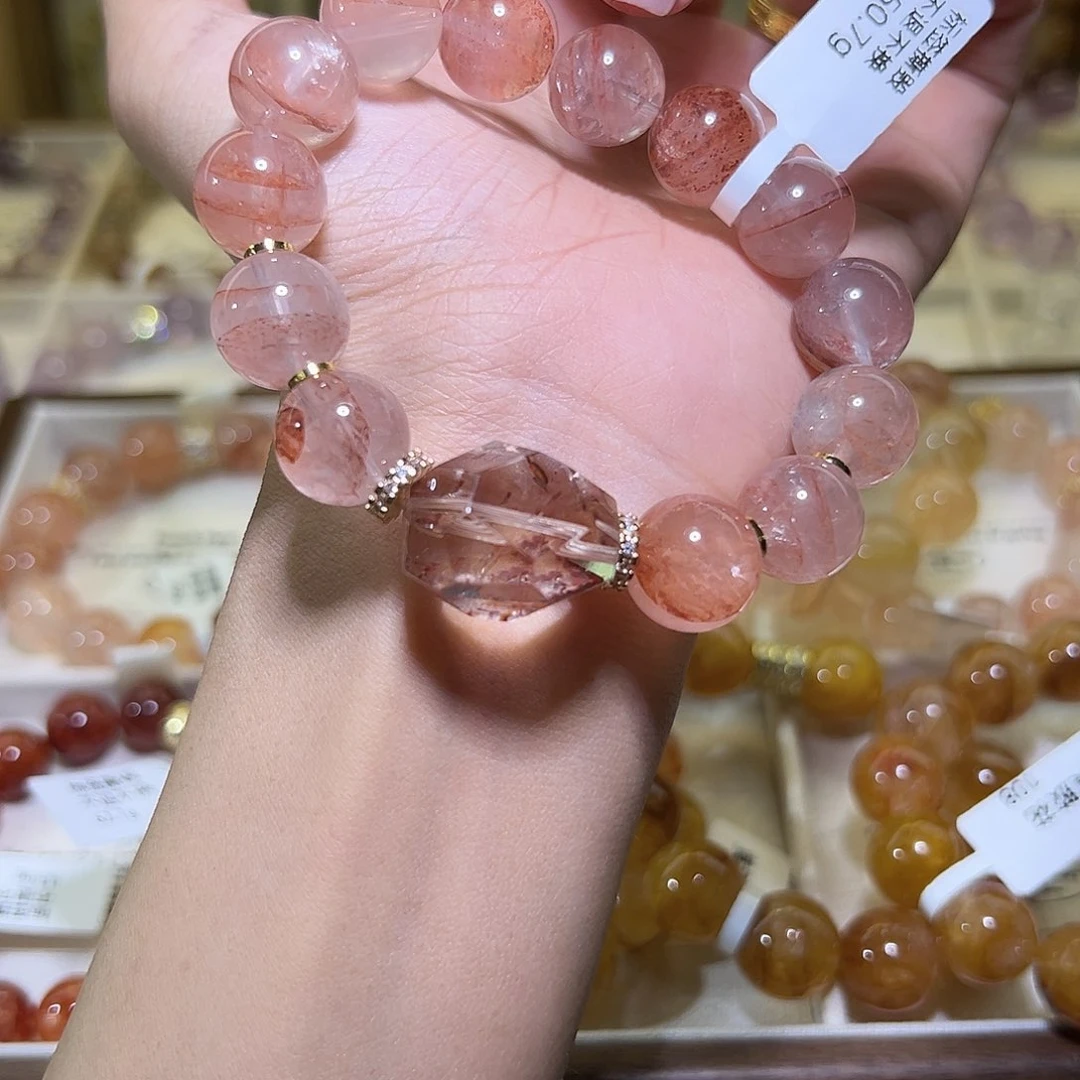 水晶手链未镶嵌是**呀48小时鉴赏