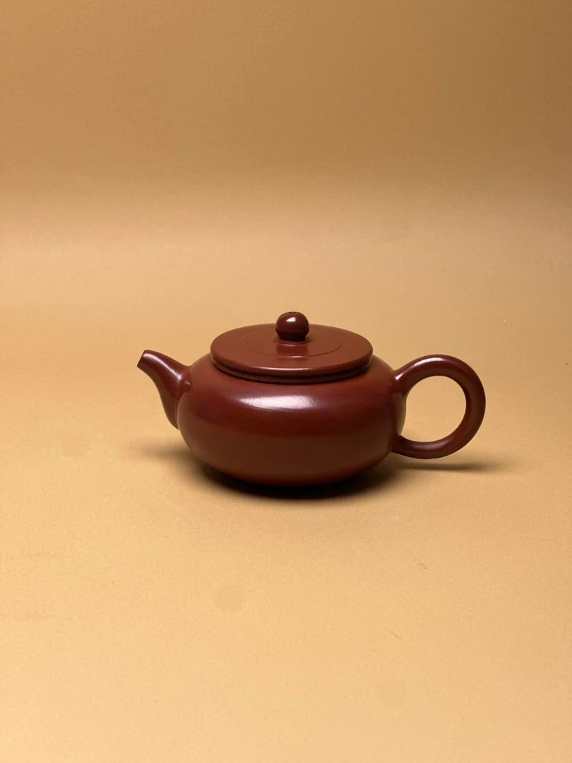 潮具（苹果壶）潮州手制朱泥原矿小容量茶壶家用功夫茶具