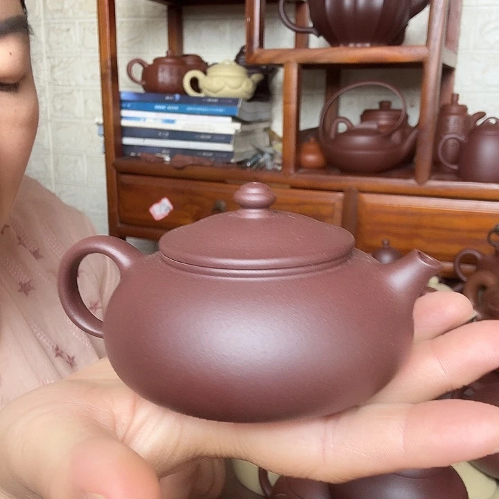 茶壶紫砂英*寒江160cc精工半手