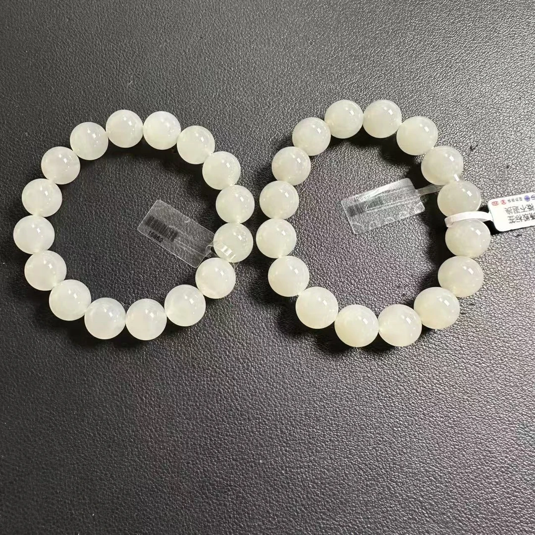 【玉经纶】180381/HQ19-和田玉手串-多样性发其一