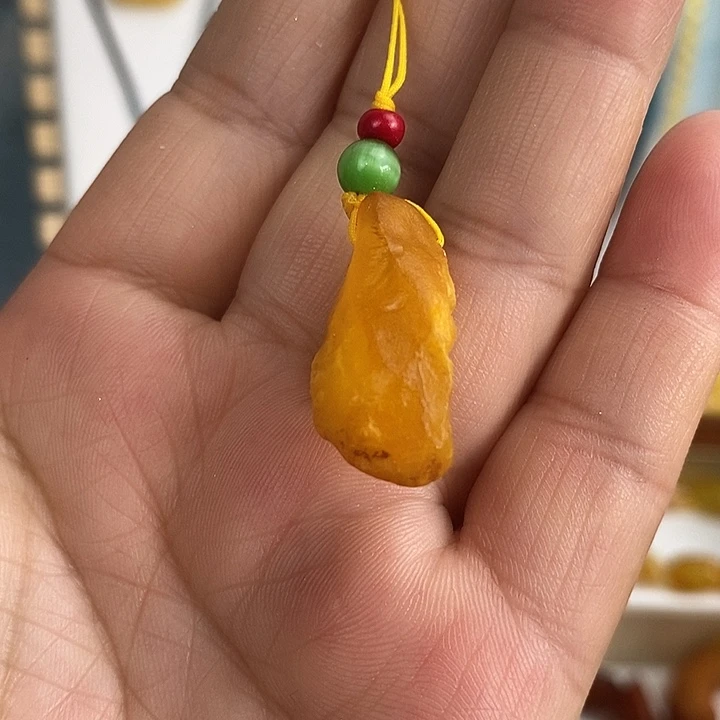 未镶嵌蜜蜡手链手机挂件