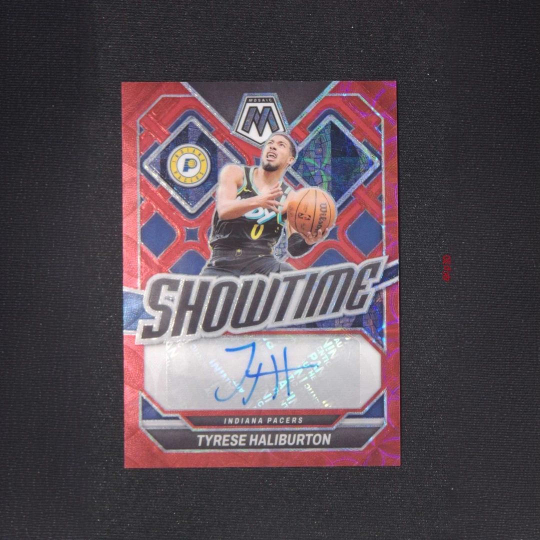 【直播开价】哈里伯顿 帕尼尼NBA国宝手提亲笔签名球星卡