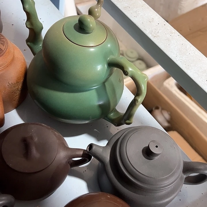 茶壶紫砂平*手工制作