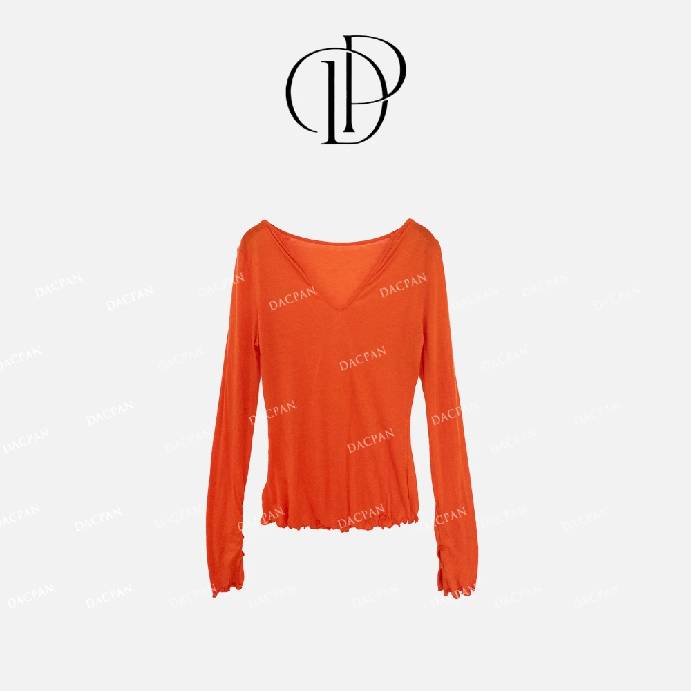 DACPAN-“糖果夏日”V领宽松休闲防晒上衣 2025/盼·25032844