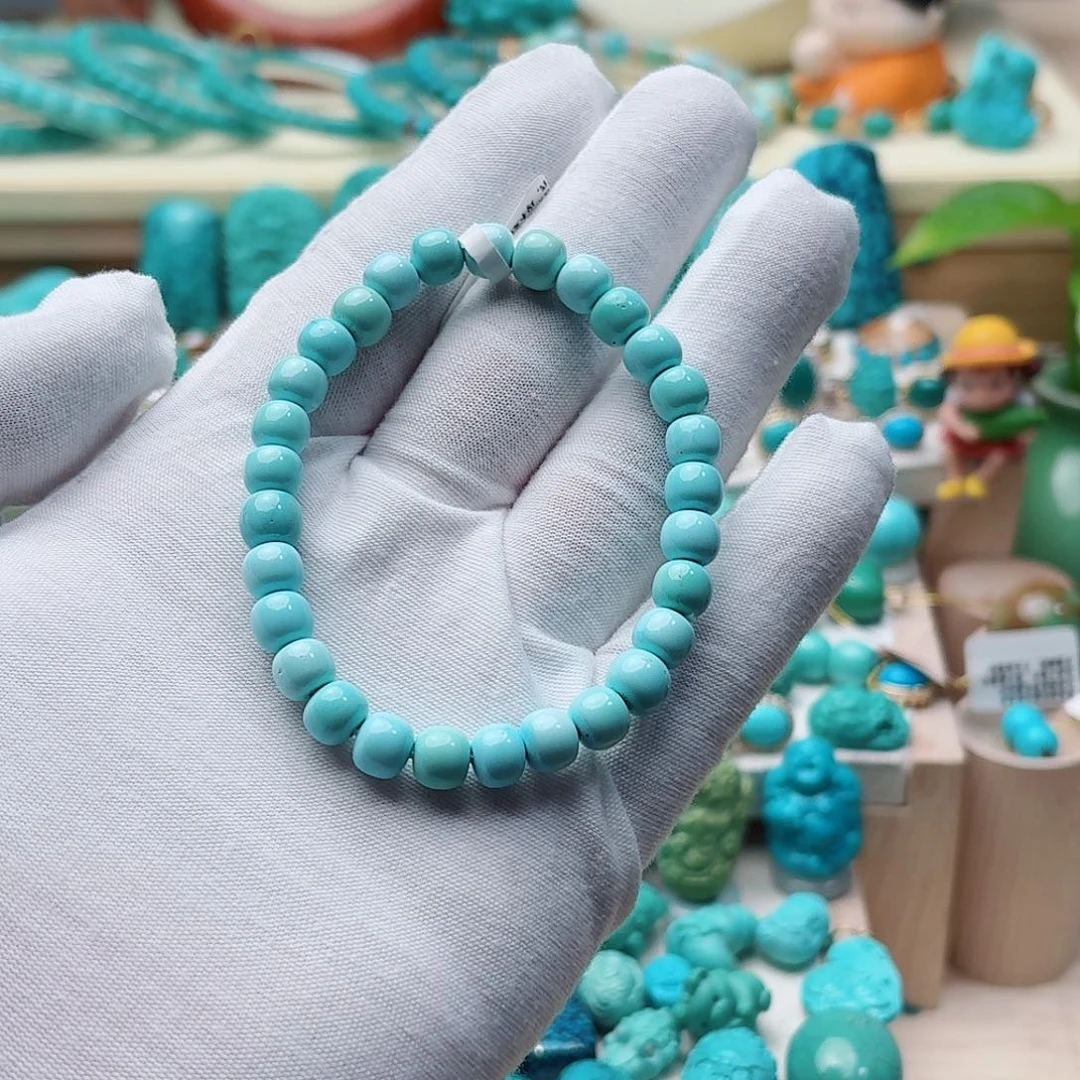 绿松石未镶嵌手链
