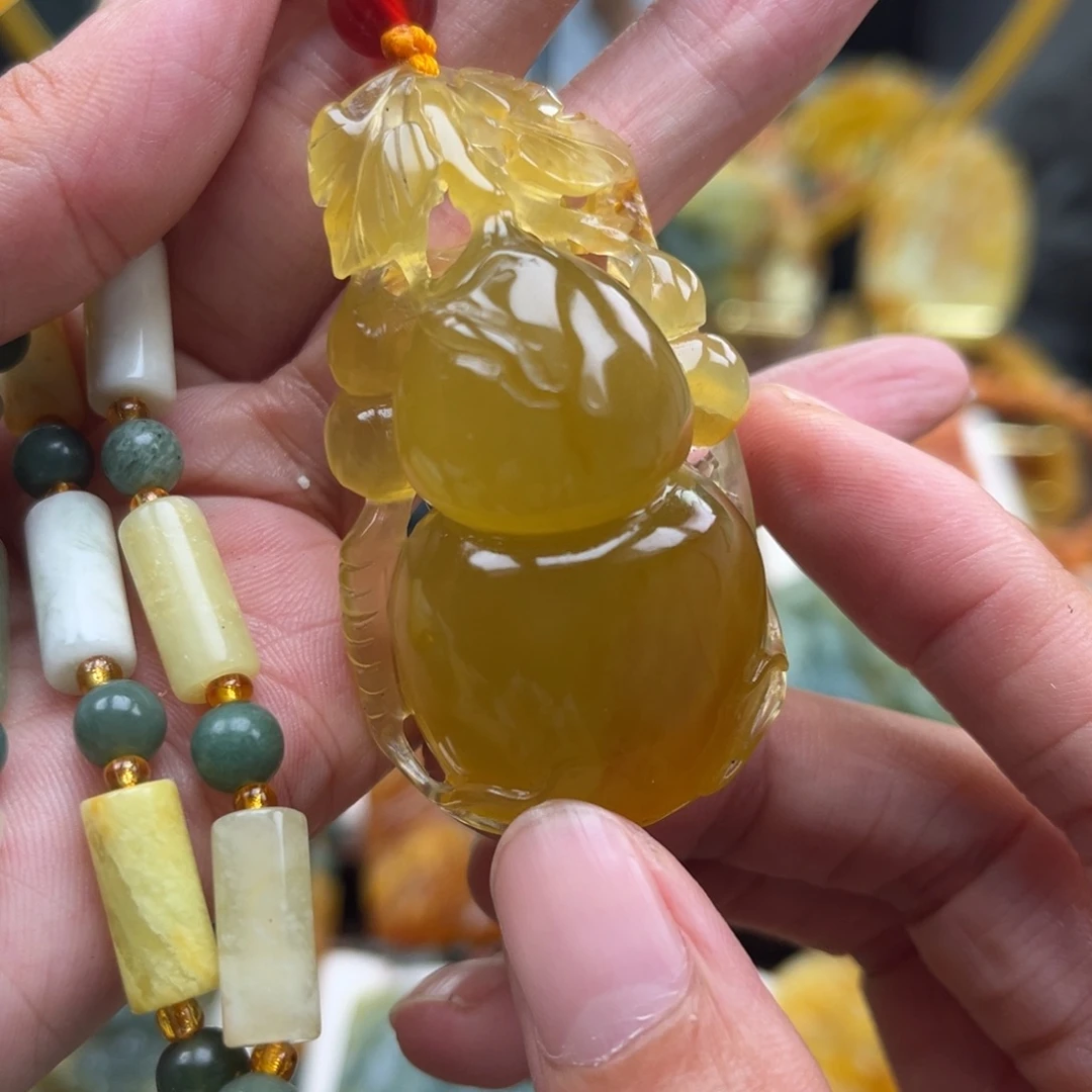 岫玉未镶嵌挂件挂件