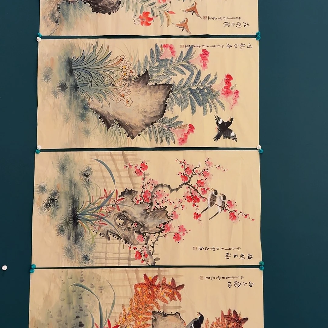 国画云老师画作画作