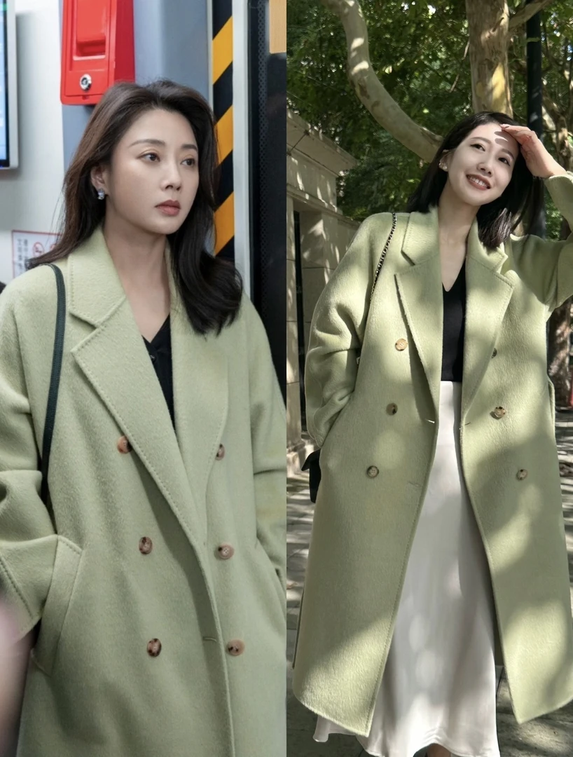 编号640-699反季双面呢时尚气质高级感羊毛大衣清仓浮力