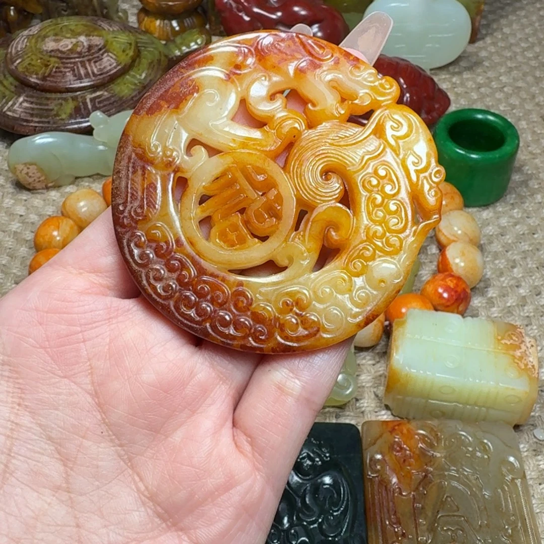 白玉菩提吊坠挂件