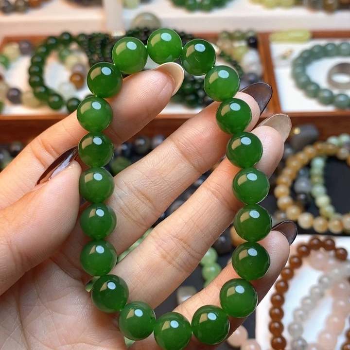 和田玉未镶嵌手链