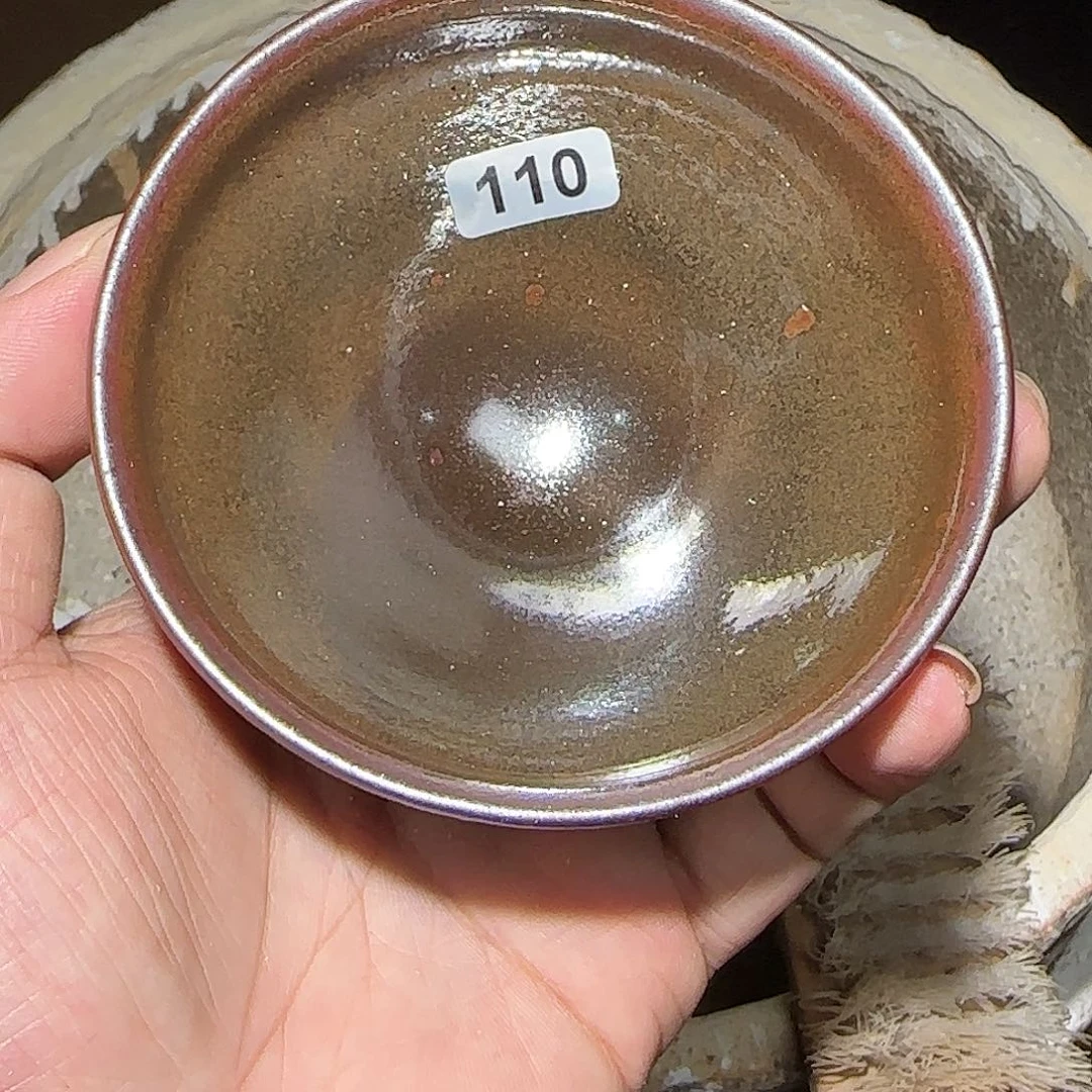 茶盏焦源柴烧自然还原110