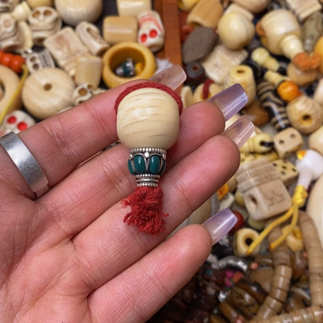 了**惧藏传文玩高白三通