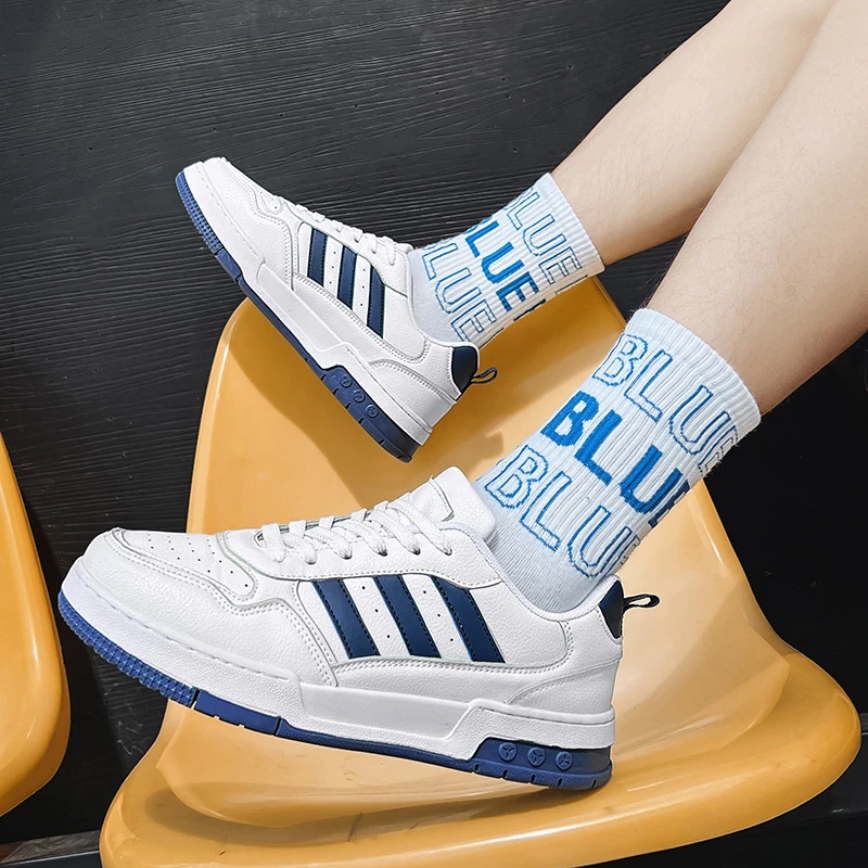 板鞋学生男鞋FORUM时尚百搭休闲低帮运动新款鞋子透气皮面潮鞋