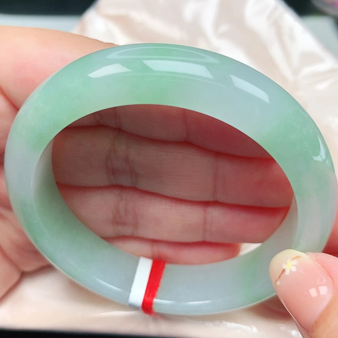 未镶嵌手镯翡翠11冰胶甜绿