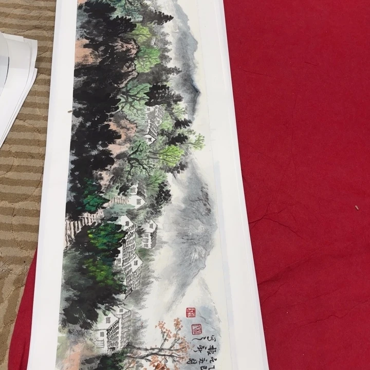 国画花鸟等图案为主的图案