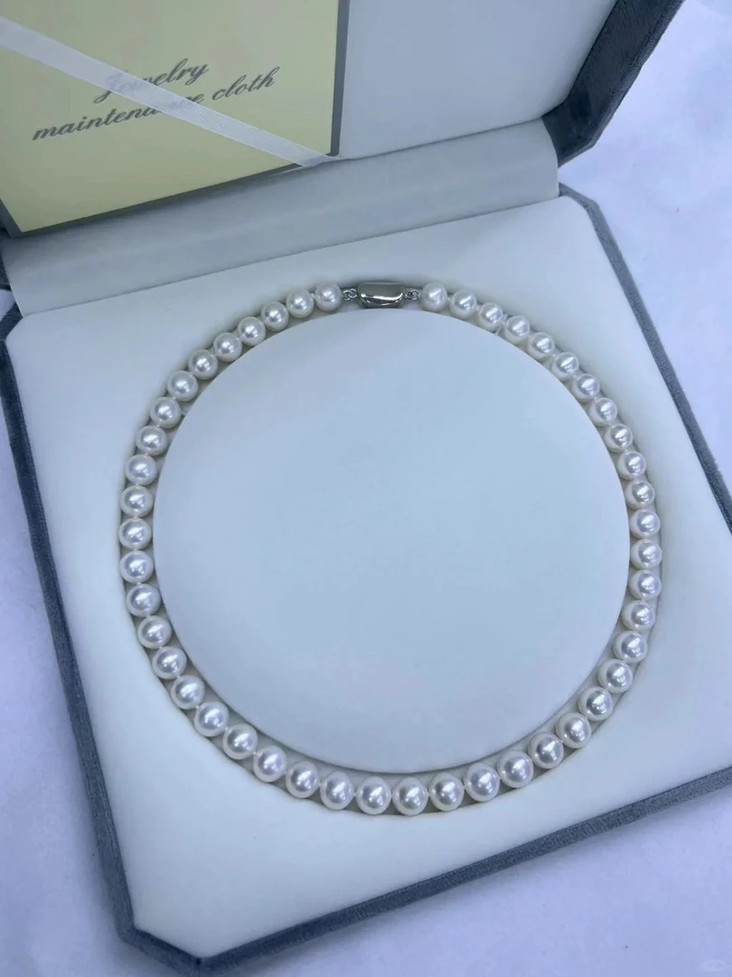 大灯泡  7-8mm正圆 冷白 极光 微瑕 时尚百搭 经典