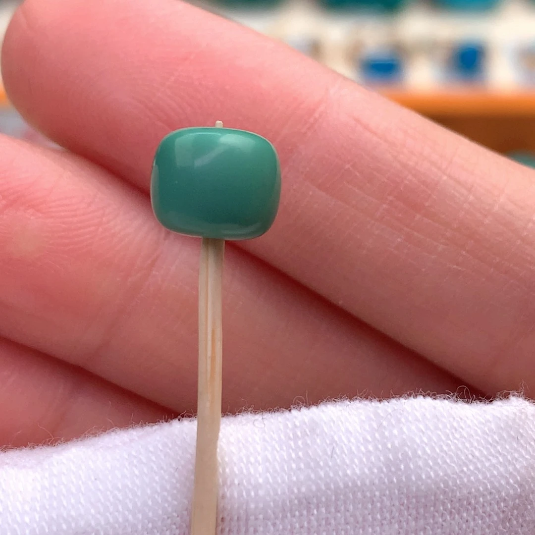 18K金镶嵌绿松石老型