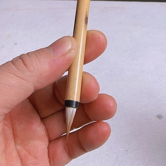 狼毫小楷笔匹毛羊口径0.5出峰1.8笔墨