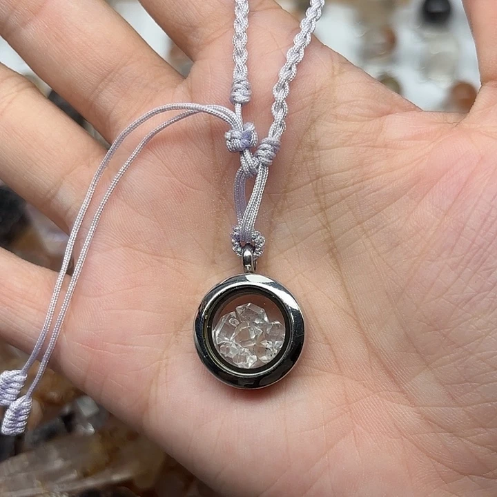 水晶颈饰未镶嵌闪灵钻手绳