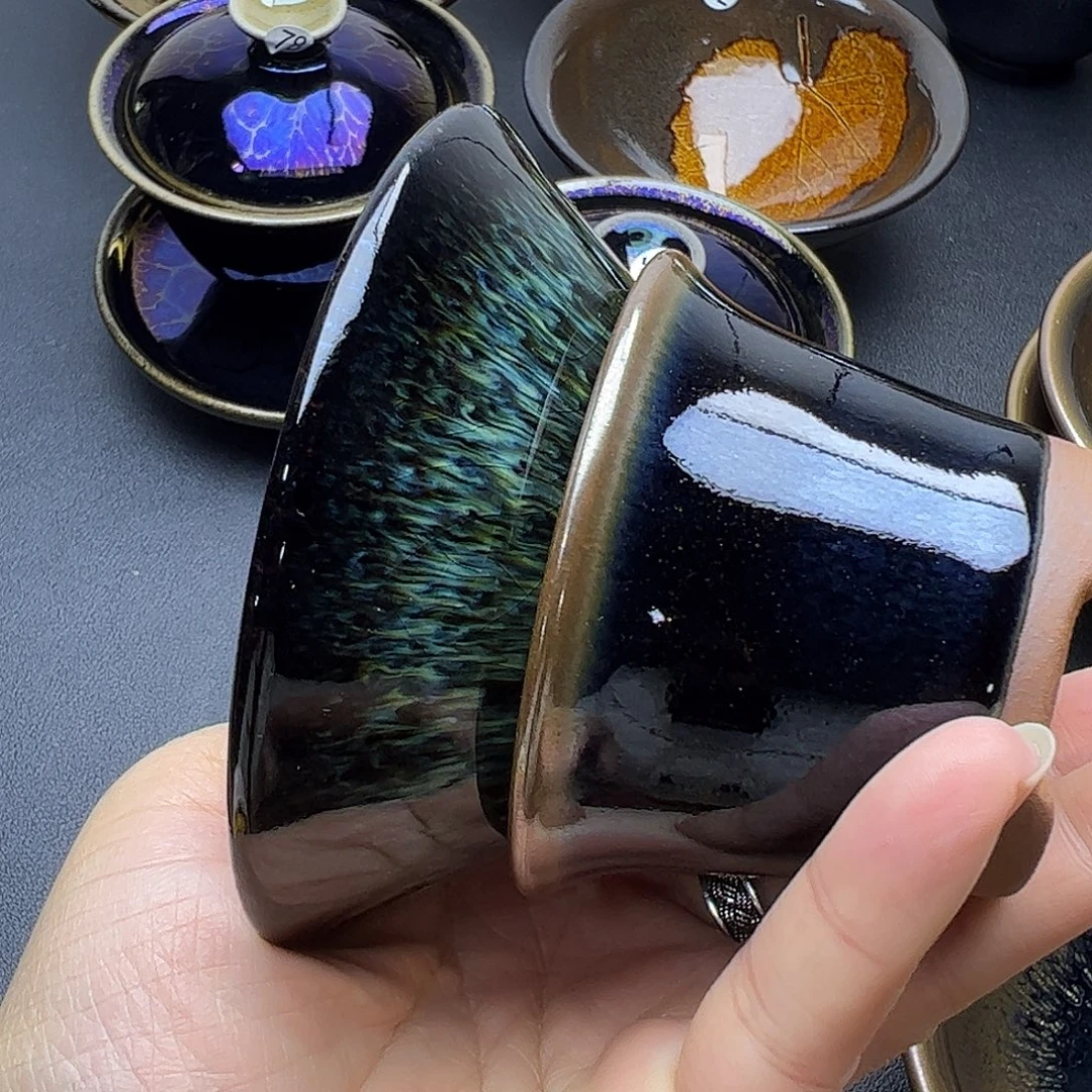 茶盏建窑建盏主人杯