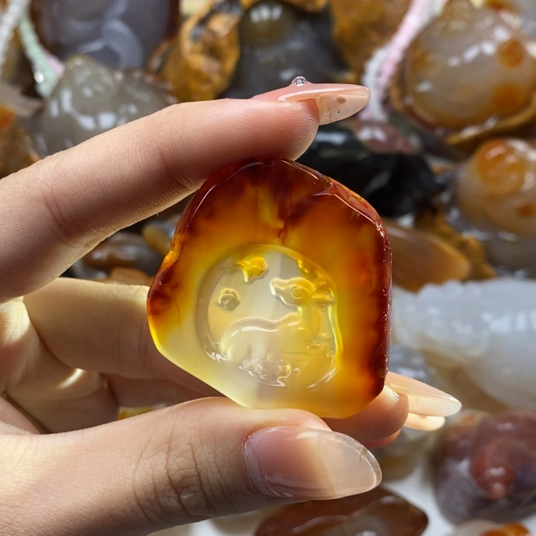 玛瑙/玉髓未镶嵌颈饰