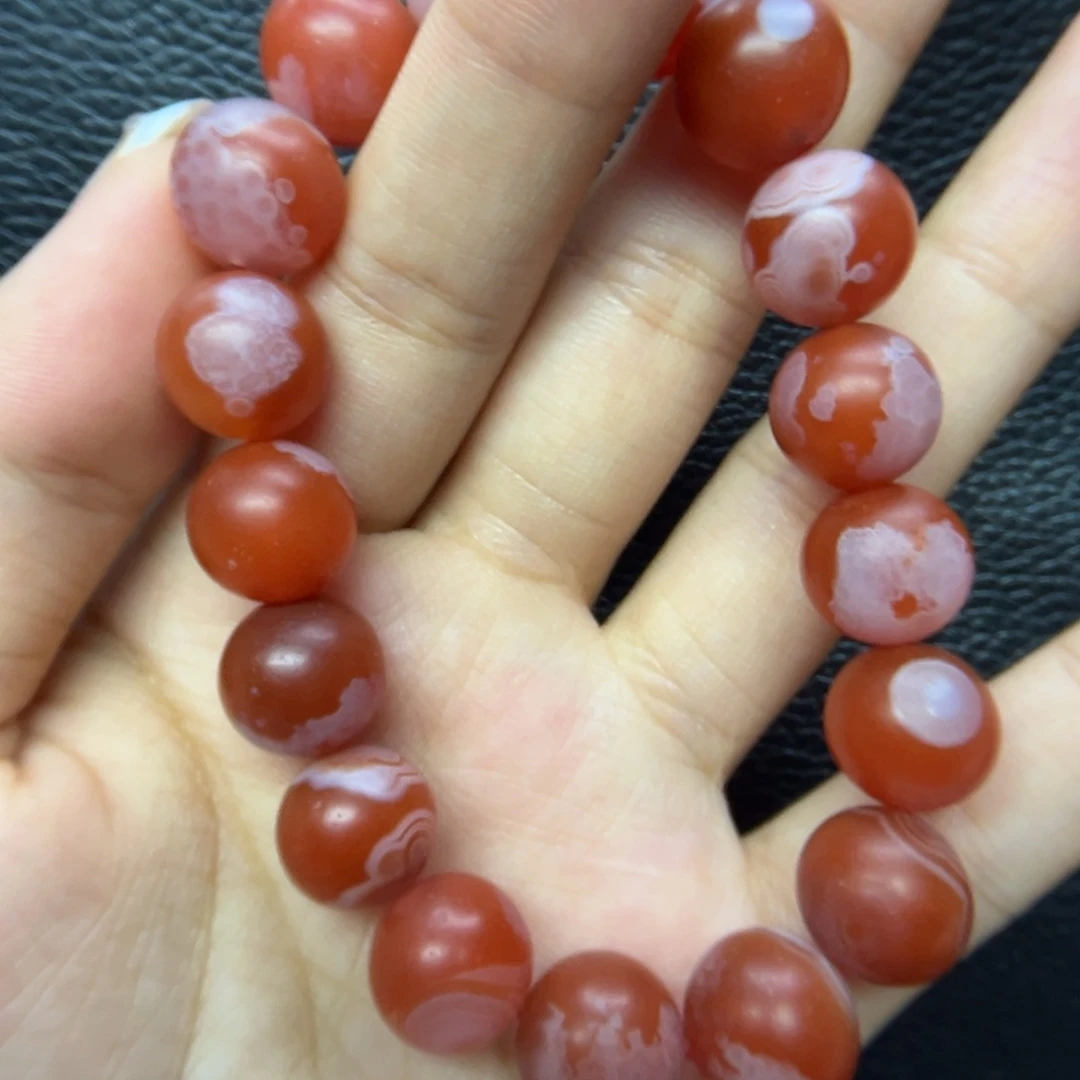 小***哥南红玛瑙未镶嵌手串