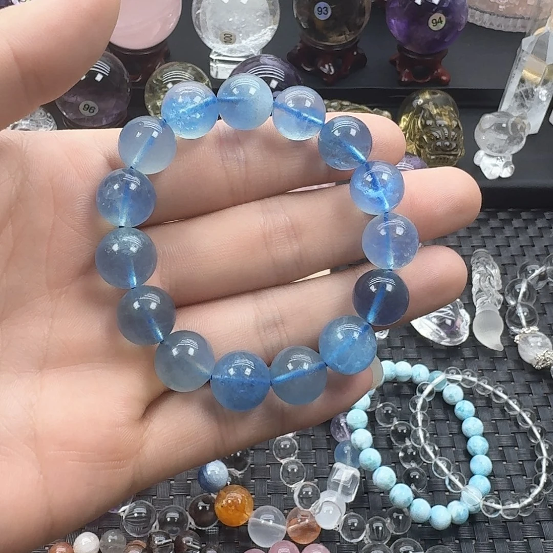 水晶手链未镶嵌海蓝宝