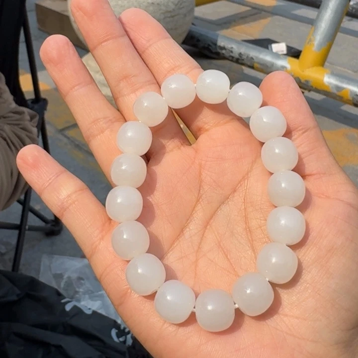 和田玉未镶嵌颈饰白玉手串彬彬多样性拍一发一