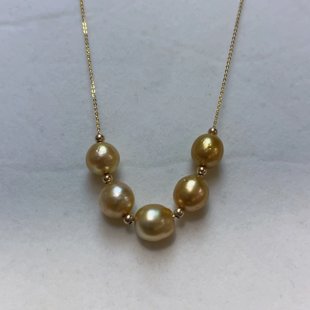 银S925镶嵌海水珍珠颈饰福利 特价