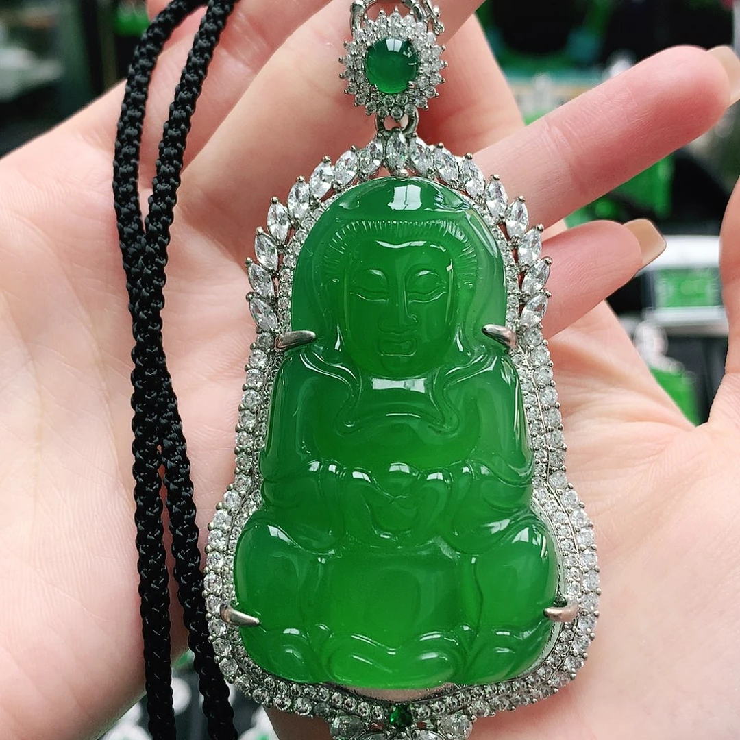 玛瑙/玉髓合金吊坠