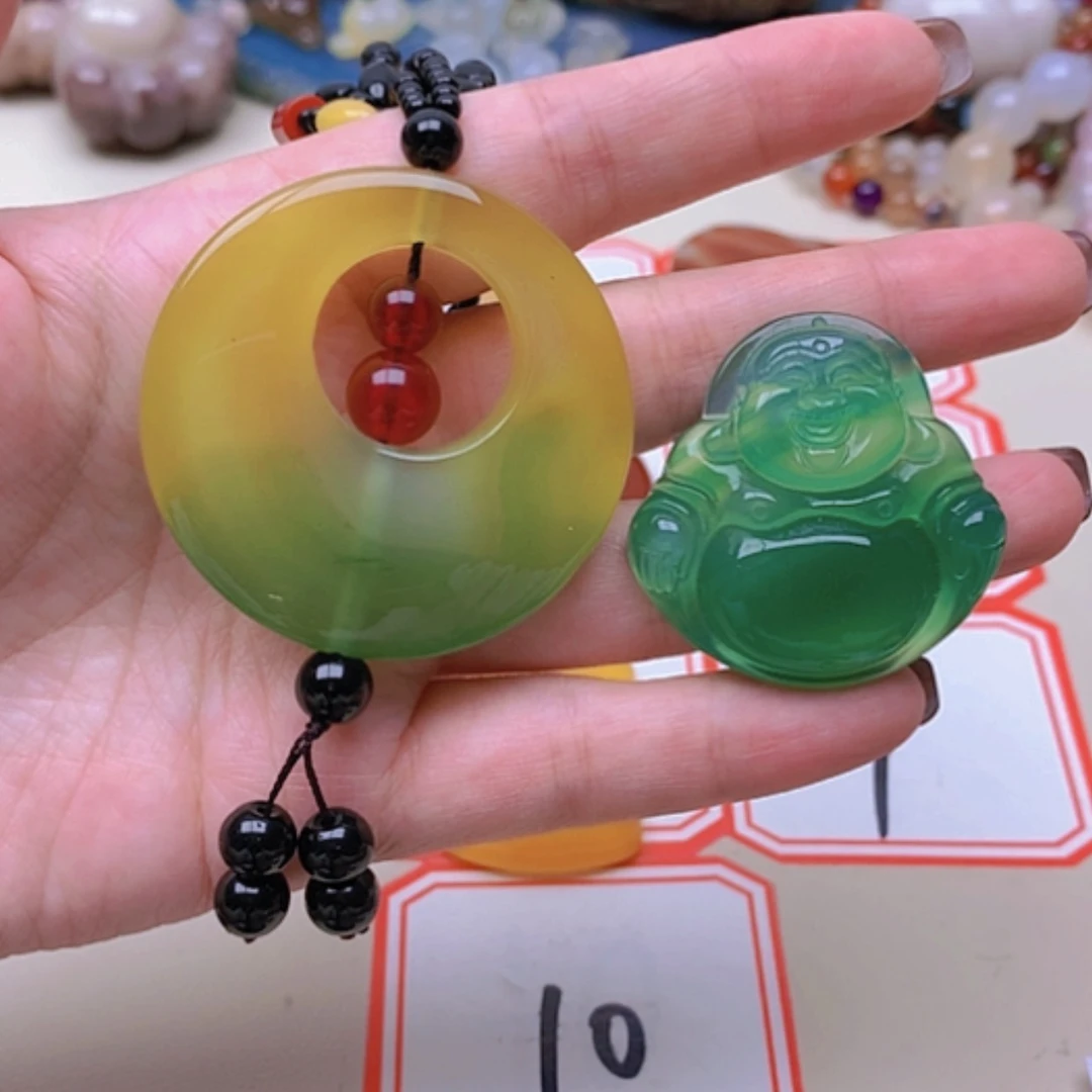 【闪购商品】未镶嵌玛瑙/玉髓珠宝半成品潇*鱼