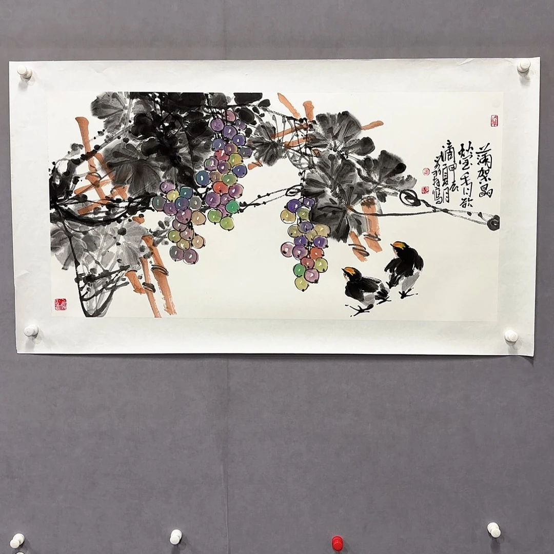 国画国画纯手绘作品请放心去藏