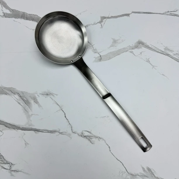 打沫勺304不锈钢漏勺过滤网筛超细家用超密捞勺加厚