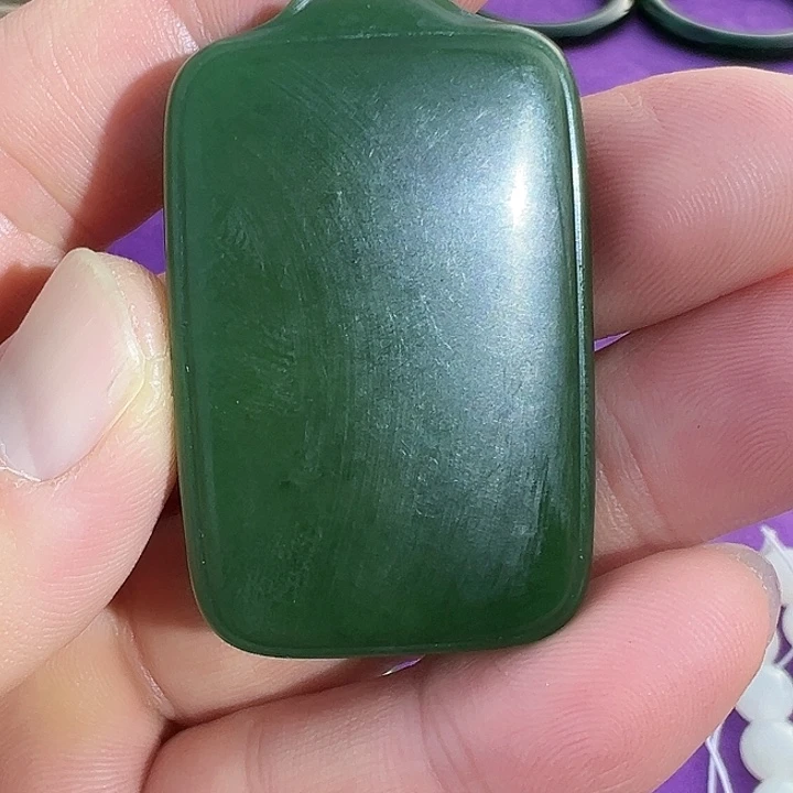 和田玉（碧玉）未镶嵌吊坠(不含链)